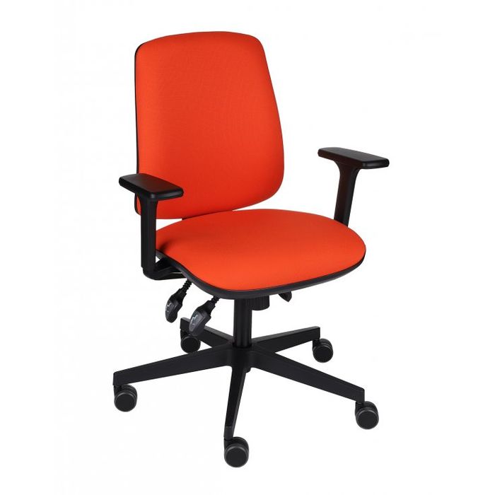 Fotel biurowy Grospol Starter 3D black tkanina Synergy - 12 kolorów