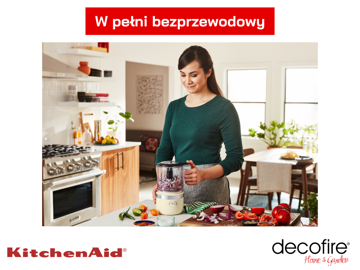 W pełni bezprzewodowy malakser KitchenAid