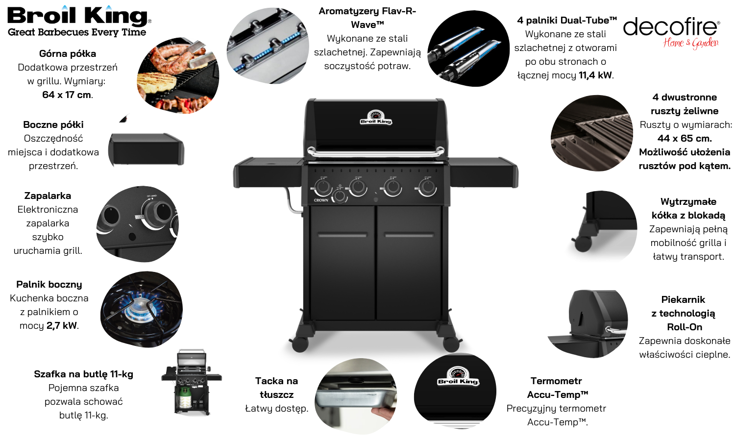Grill gazowy Crown 440 Shadow Broil King