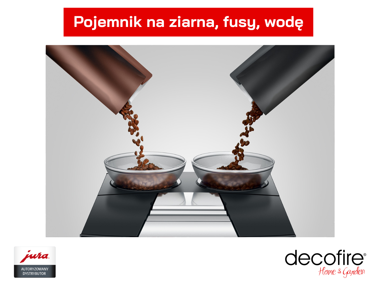 Pojemniki na ziarna w ekspresie Jura GIGA 10 Diamond Black (EA)