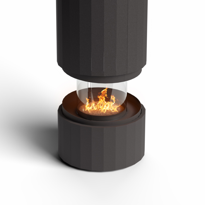 Biokominek automatyczny Pillar Black Planika