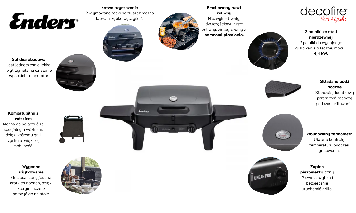 Grill gazowy Enders Urban PRO