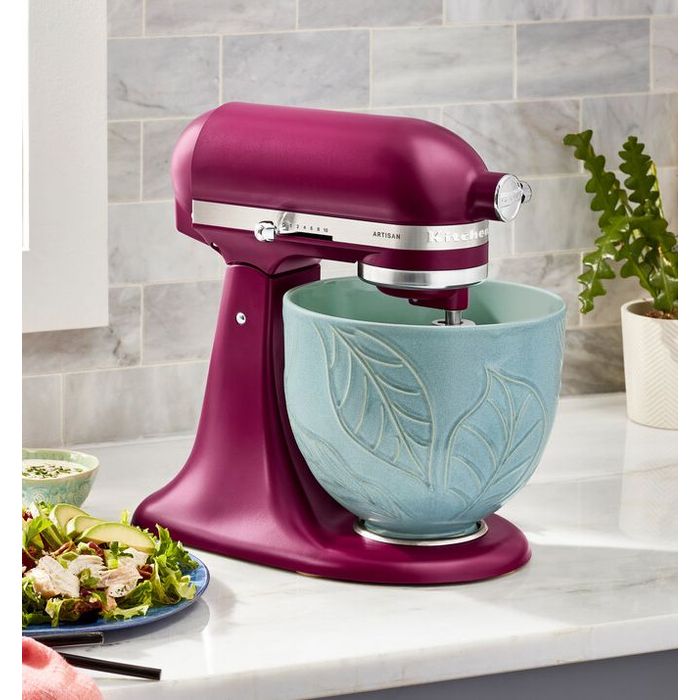 Unikalna dzieża ceramiczna Spring Leaves 4,7 l Artisan 5 KitchenAid (5KSM2CB5LB)