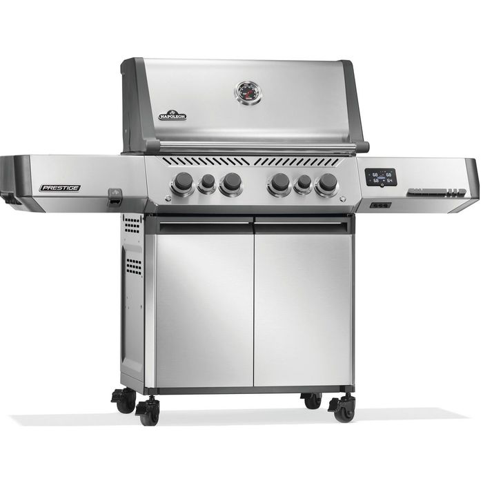 Grill gazowy Napoleon Prestige 500 Connected RSIB z palnikiem rożna i palnikiem bocznym Sizzle Zone WIFI (P500VXRSIBPSS-PL)