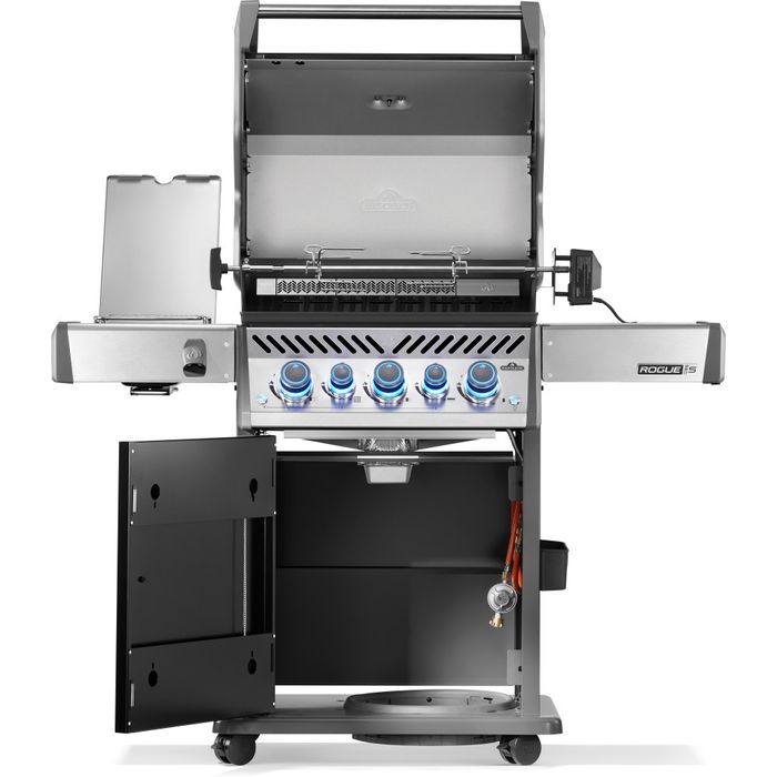 Grill gazowy Napoleon Rogue PRO-S 425 RSIB z palnikami bocznym i tylnym na podczerwień czarny (RPS425RSIBPK-2-PL-R)