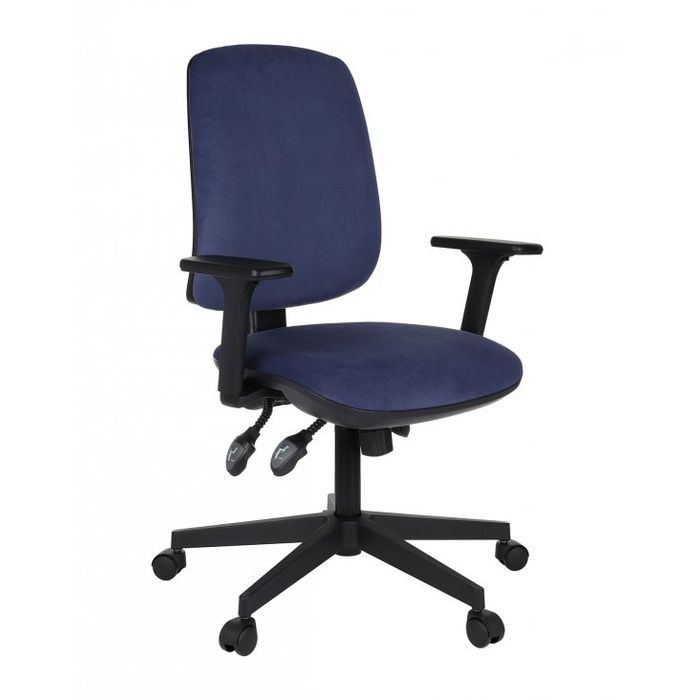 Fotel biurowy Grospol Starter 3D black tkanina Flex - 8 kolorów