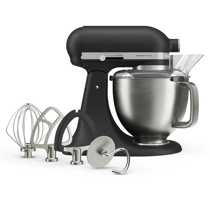 Mikser Artisan Plus 4,7 l z uchylną głowicą Cast Iron Black KitchenAid (5KSM50PKVEBK)