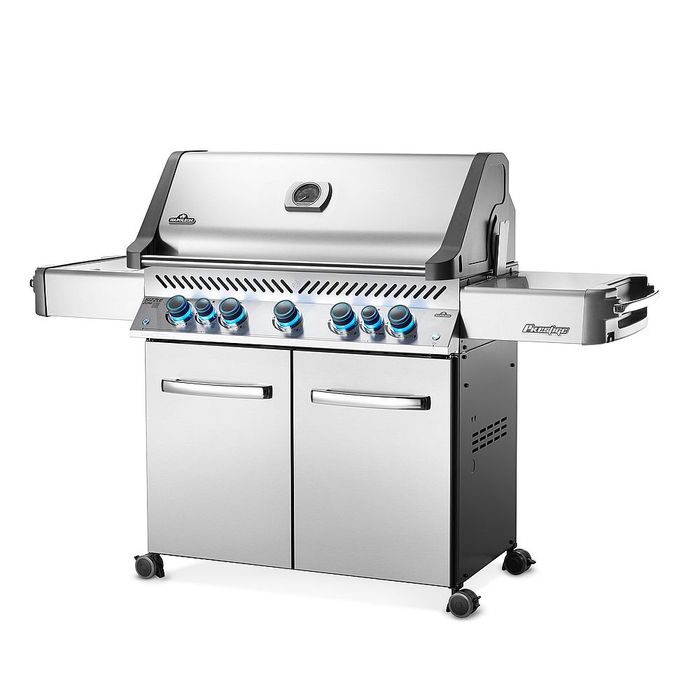 Grill gazowy Napoleon Prestige 665 RSIB Stainelss Steel z tylnym i bocznym palnikiem na podczerwień (P665RSIBPSS-PL)