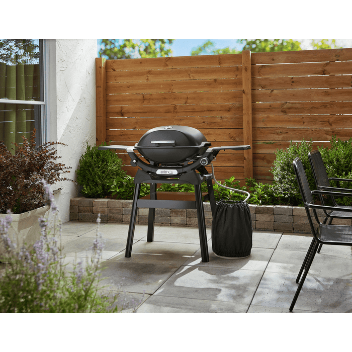 Grill gazowy Weber Q 2200N ze stolikami bocznymi i kompaktowym stojakiem (1501094)