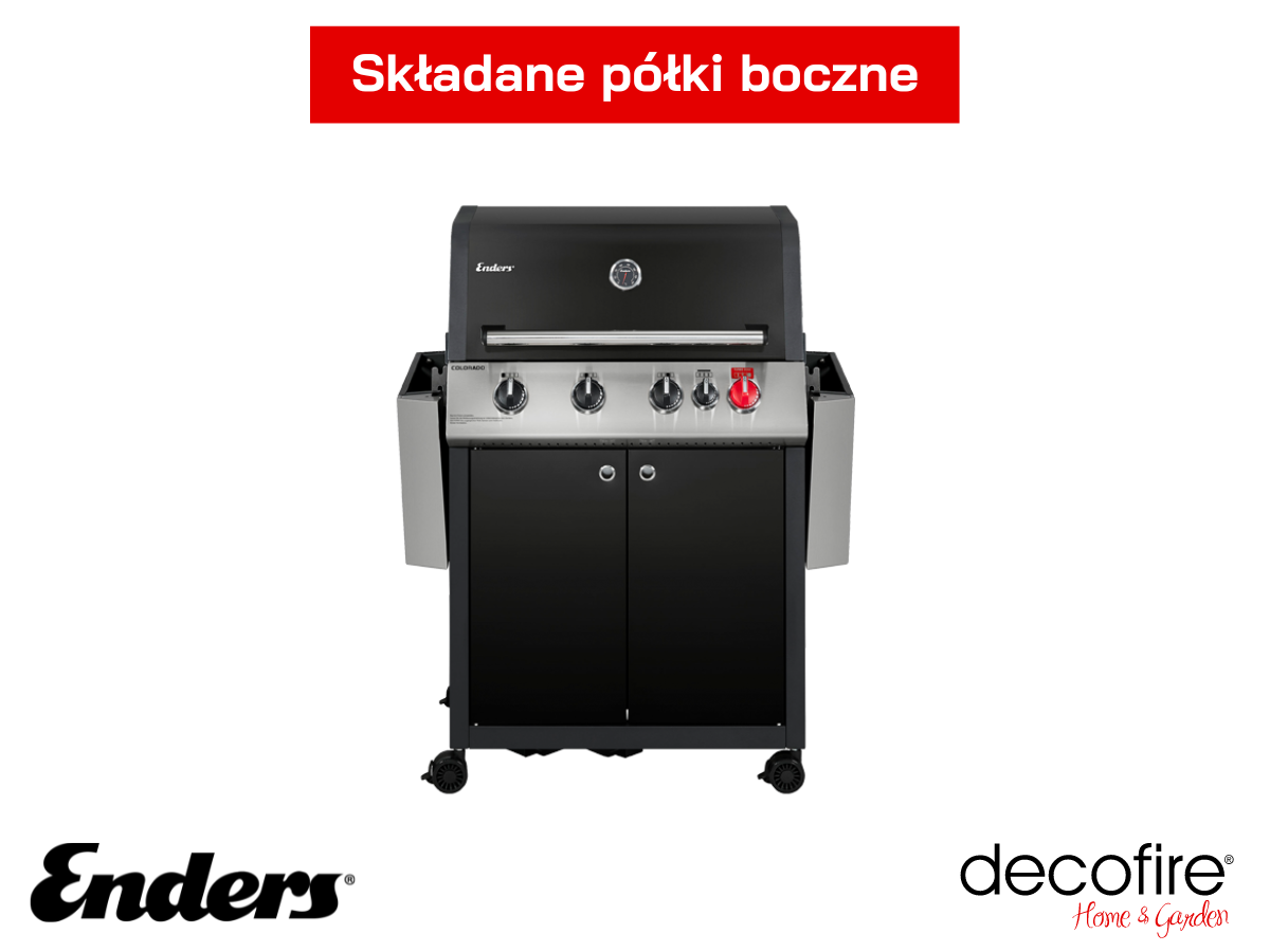 Grill gazowy Enders COLORADO 4 I TURBO ze składanymi półkami