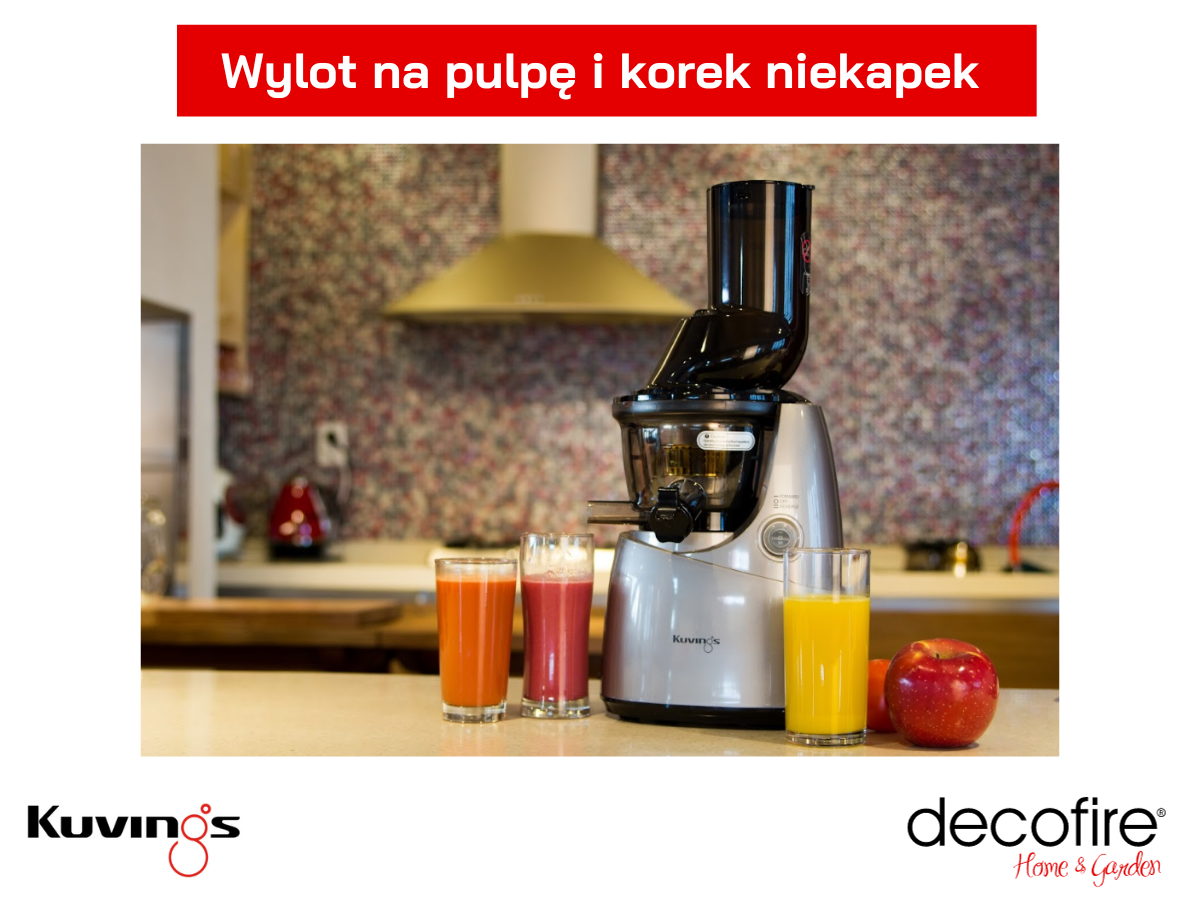 Wylot na pulpę i korek niekapek