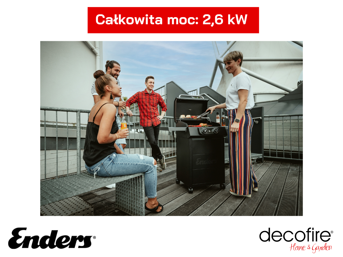 Grill elektryczny Enders eCrave 2 o mocy 2,6 kW