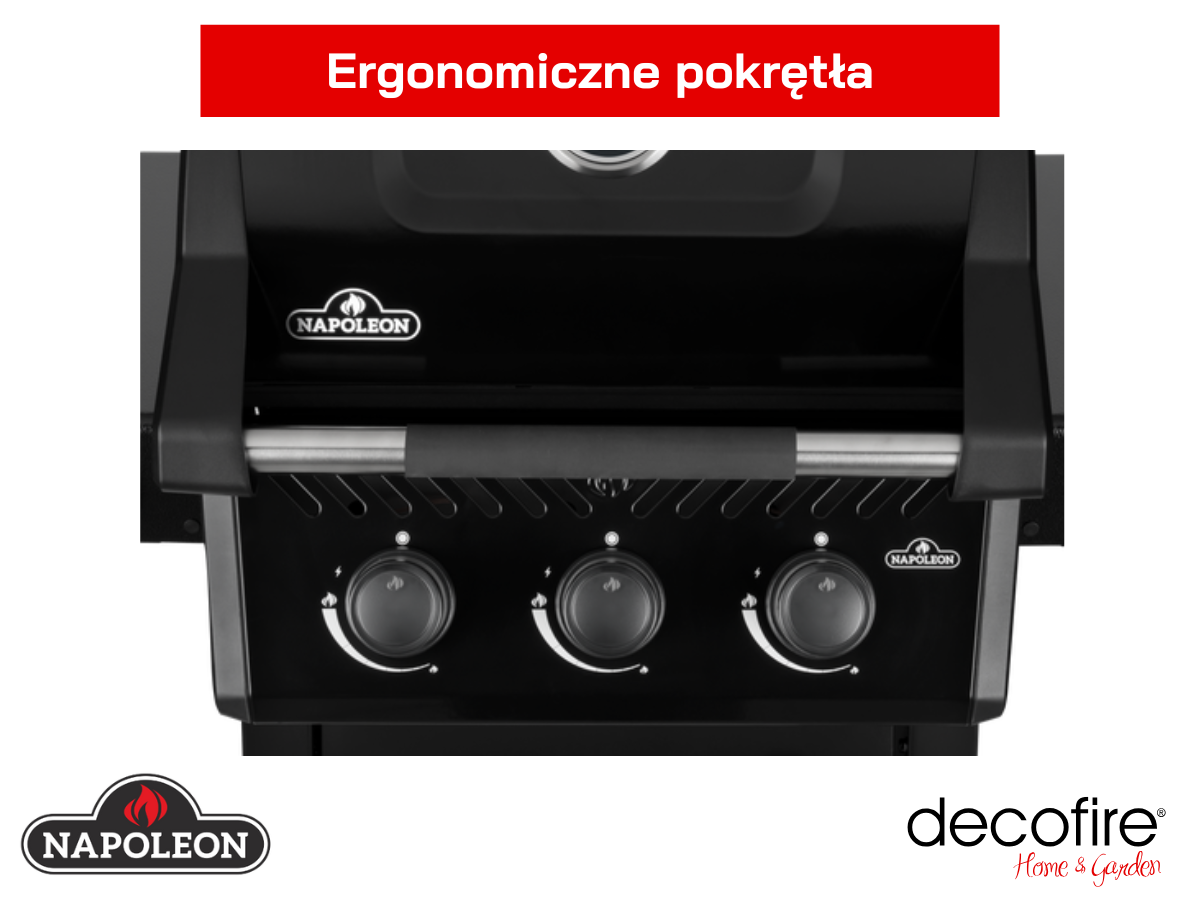 3 ergonomiczne pokrętła
