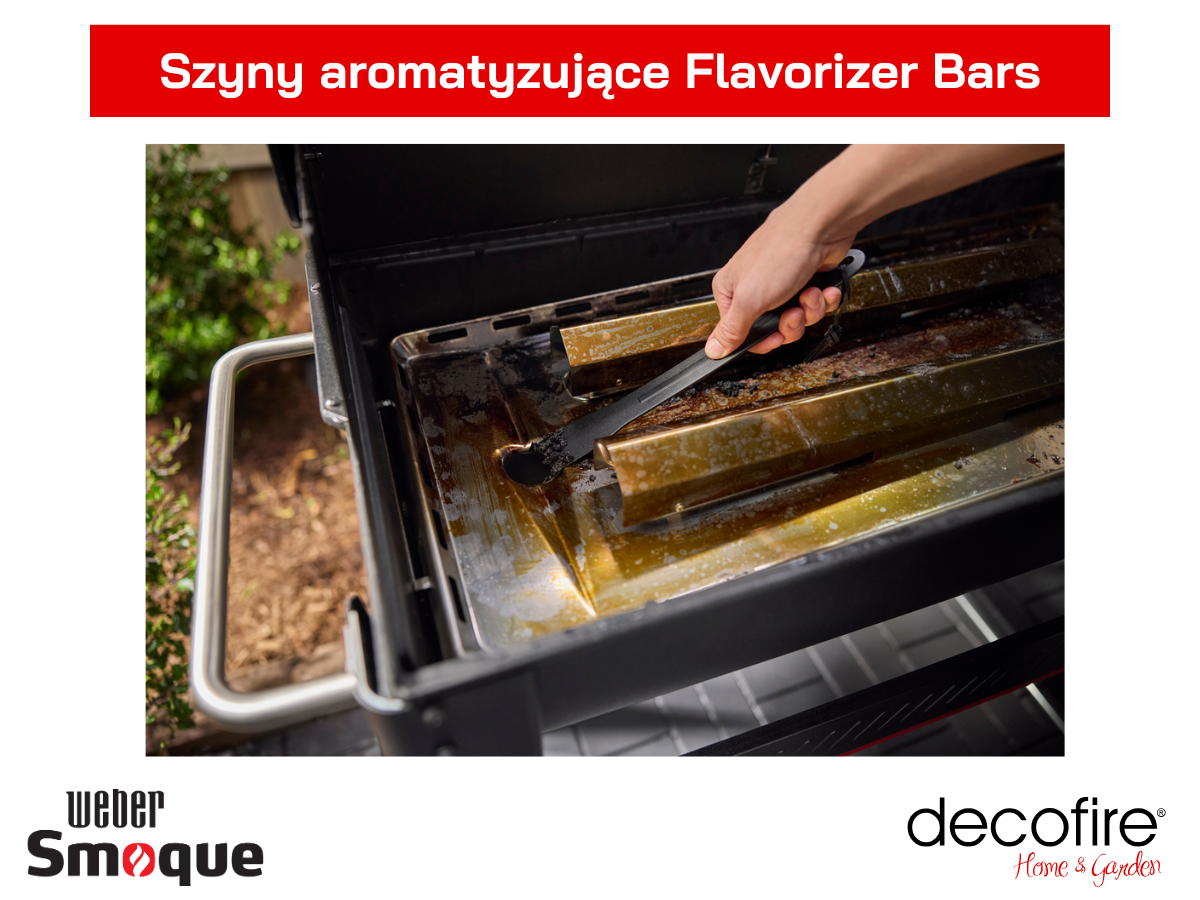 Wędzarka na pellet Weber Smoque – szyny aromatyzujące Flavorizer Bars