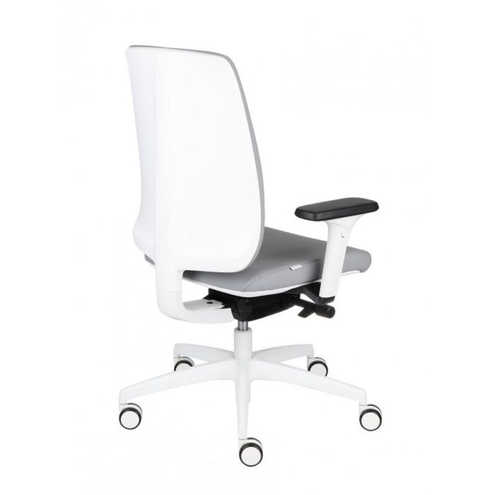 Fotel biurowy Grospol Valio WT chrome white tkanina Hygge - 8 kolorów