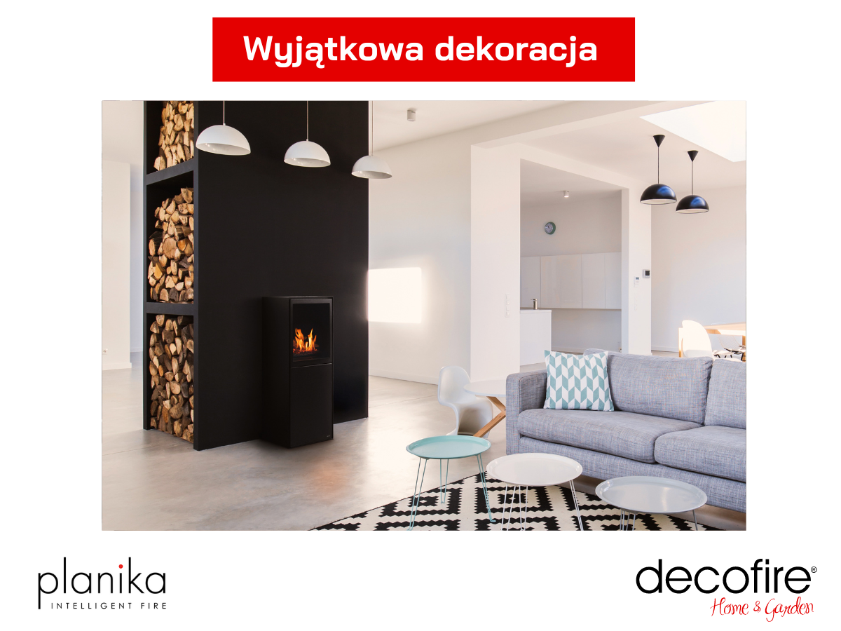 Biokominek Planika Scandi w stylu skandynawskim