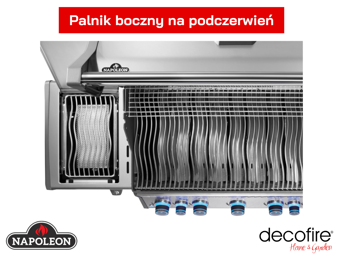 Palnik boczny na podczerwień