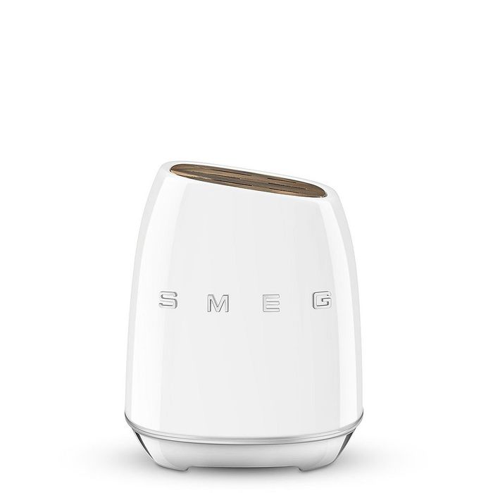 Blok z zestawem 6 noży 50's style Biały Smeg (KBSF02WH)