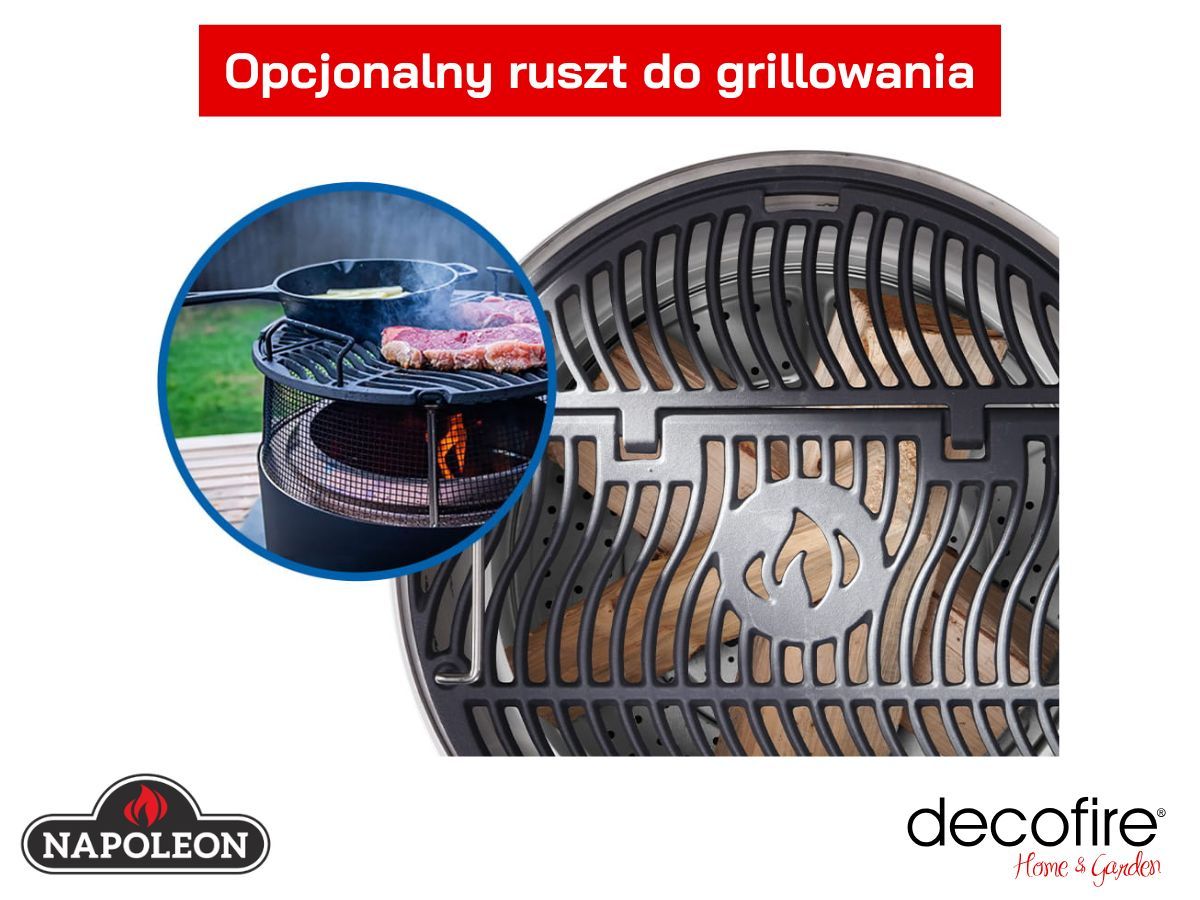Palenisko gotowe do grillowania