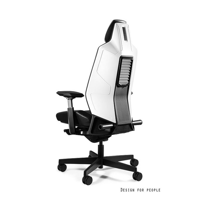 UNIQUE Fotel biurowy Ronin biały, elastomer, TPE, siatka RS różne kolory (1286-P-RS-TPE)