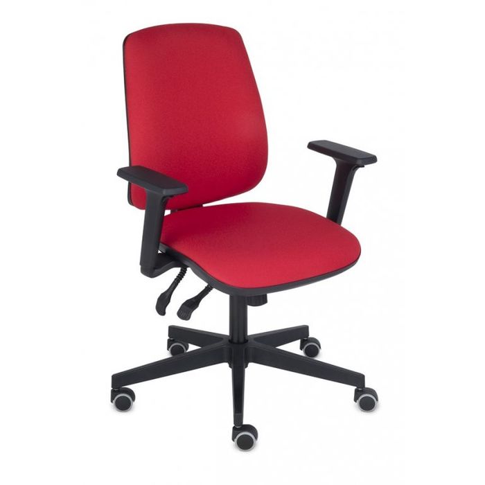Fotel biurowy Grospol Starter 3D black tkanina Bondai - 8 kolorów