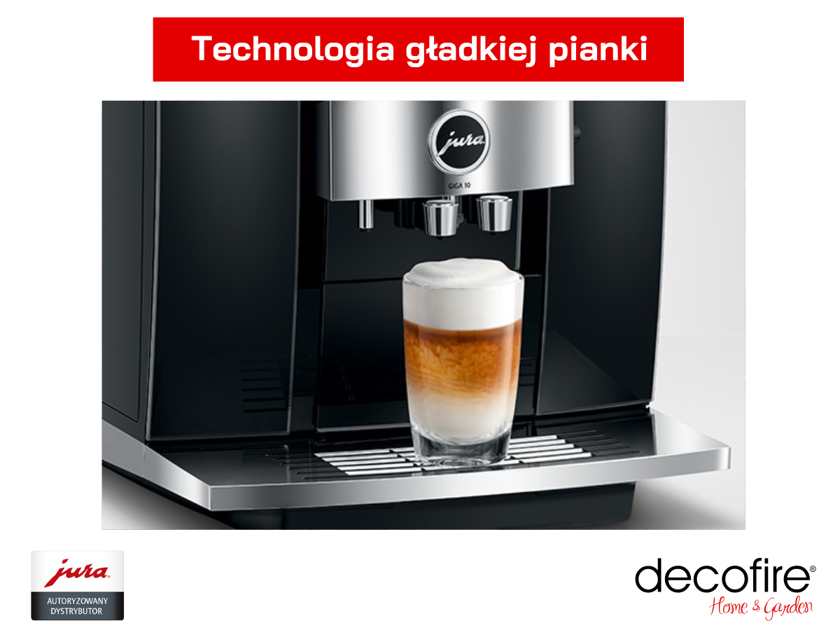Technologia gładkiej pianki w ekspresie Jura GIGA 10