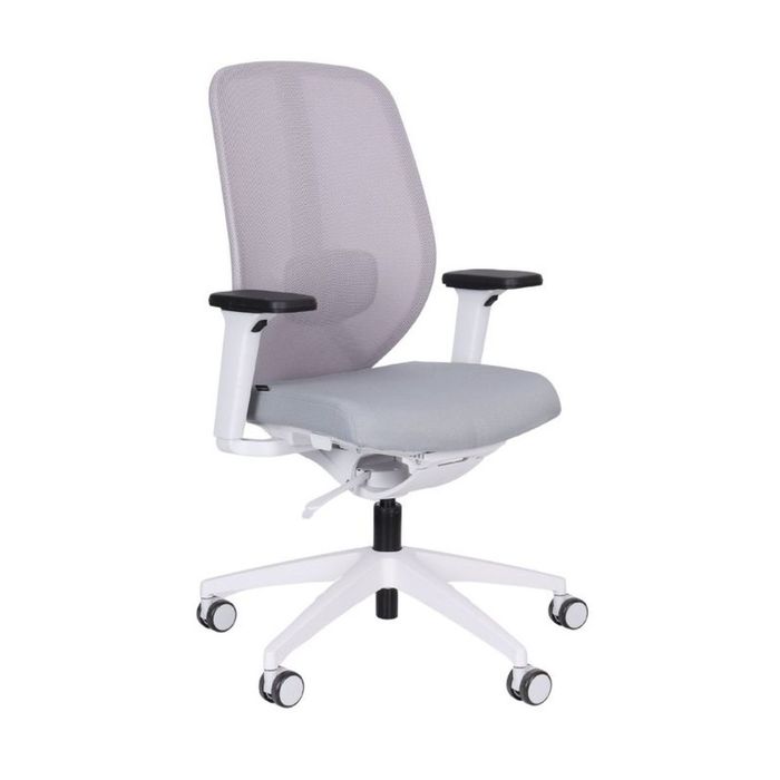 Grospol Ergonomiczny fotel biurowy 4U GS grey tkanina Medley - 12 kolorów