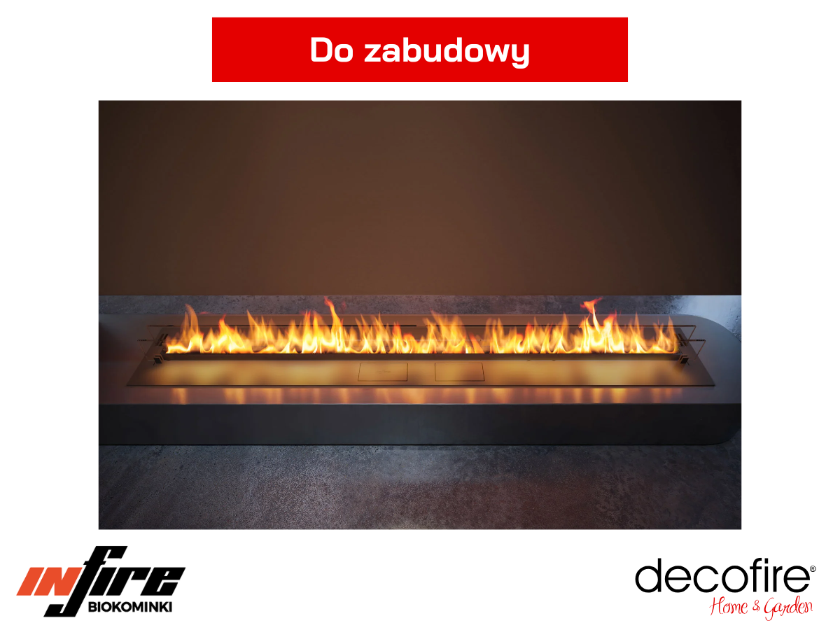 Biokominek Infire Etronic Burner 2000 – idealny do zabudowy