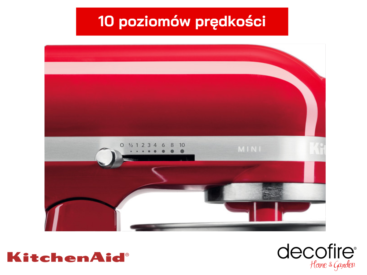 Skala prędkości w mikserze Mini Empire Red 3,3 l KitchenAid