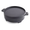 Gourmet BBQ System – Dutch Oven 2 w 1 żeliwny kociołek z żeliwną patelnią Weber (8857)