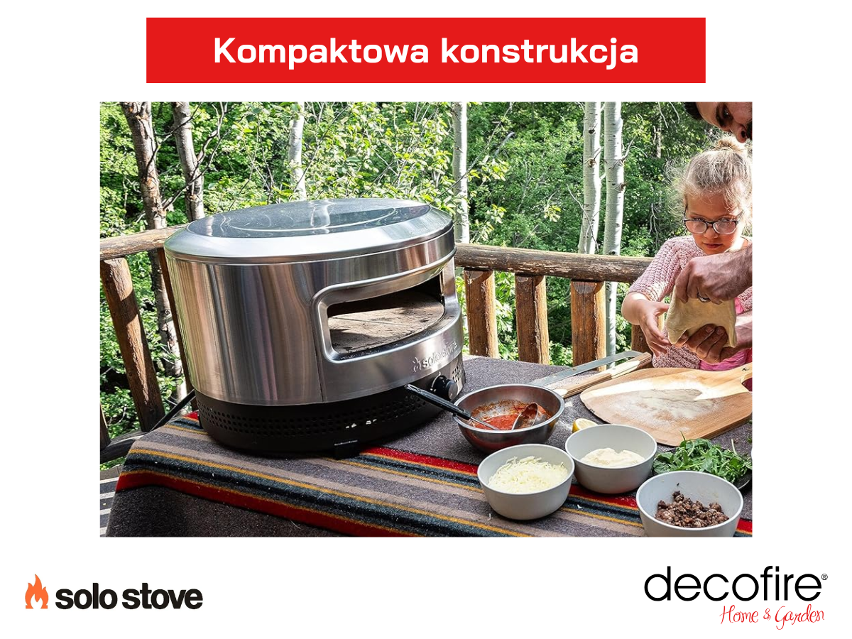 Piec do pizzy gazowy Pizza Oven Prime Solo Stove – wygodna obsługa