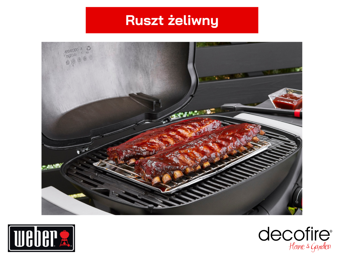 Ruszt żeliwny pokryty emalią porcelanową
