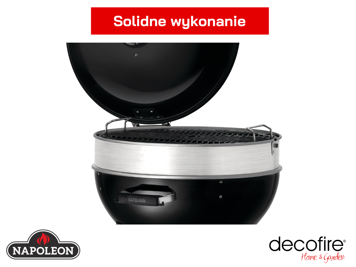 Grill węglowy Napoleon PRO22K-LEG-3 solidne wykonanie