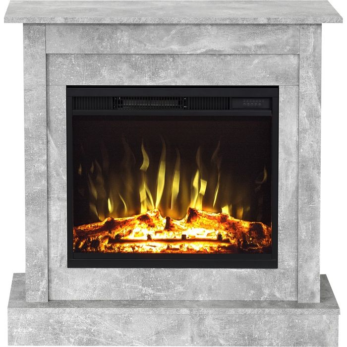 Aflamo kominek elektryczny portalowy Vigo beton LED 60 2D Classic, LED 60 3D