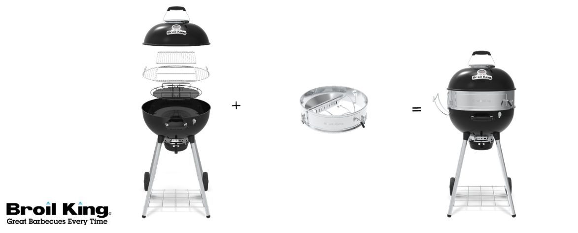 Czym wyróżnia się grill węglowy Crown™ Kettle 57 cm z pierścieniem Broil King na tle standardowych grilli typu kociołek?