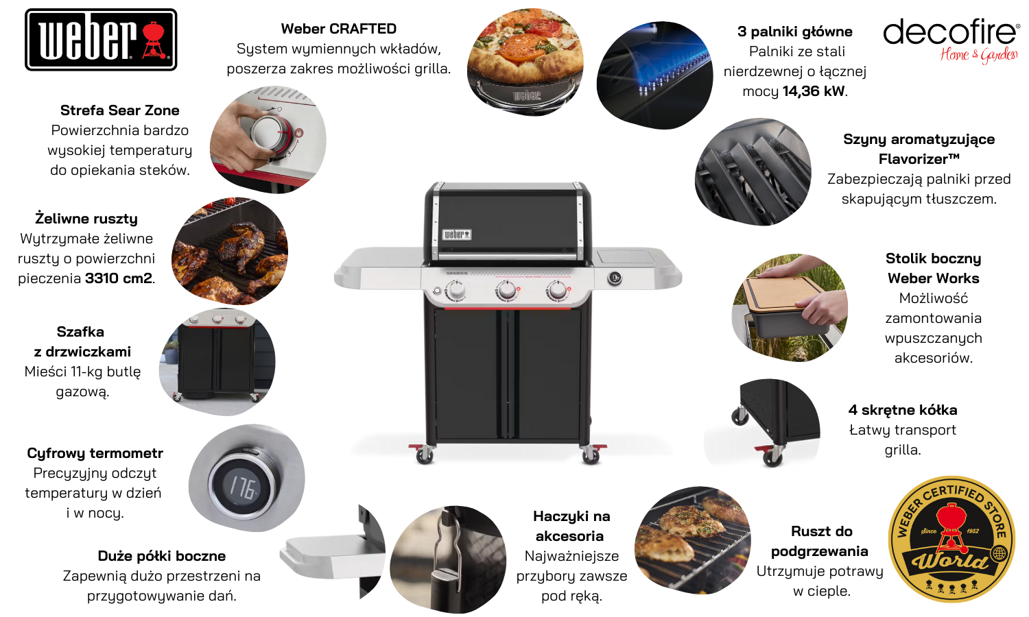 Grill gazowy Weber Genesis E-325W
