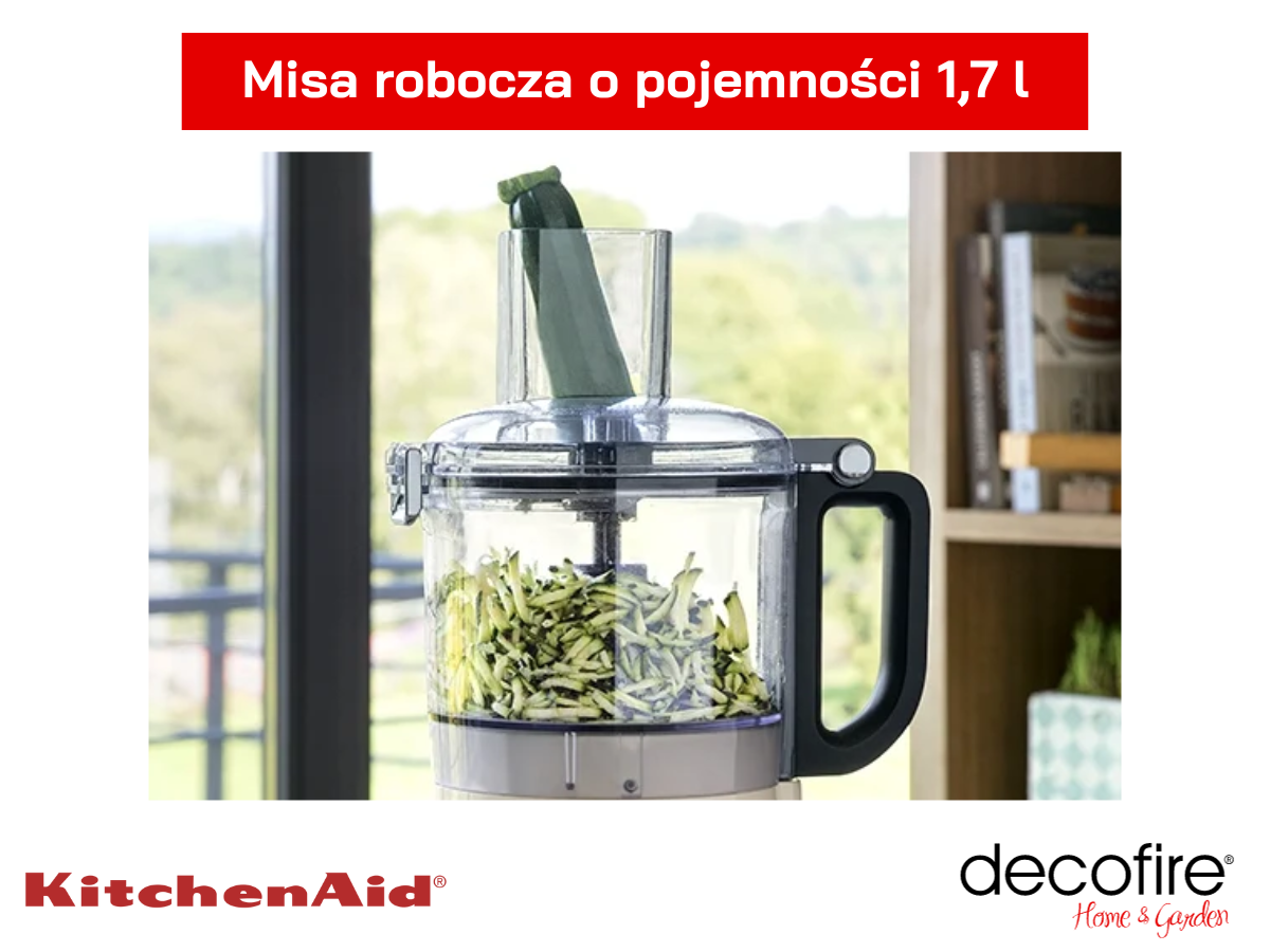 Misa robocza o pojemności 1,7 l z pokrywą i podajnikiem