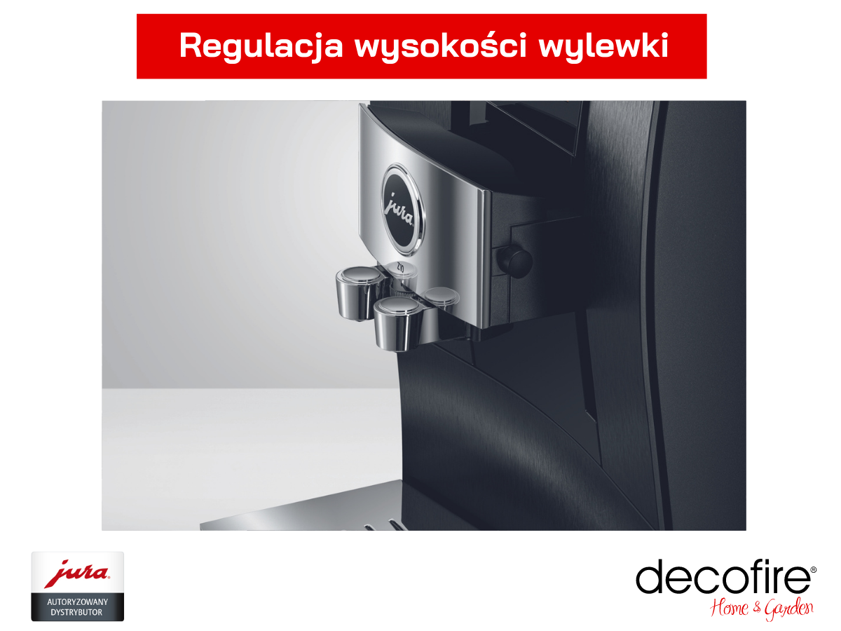 Regulowana wylewka w ekspresie Jura Z10 Aluminium Black