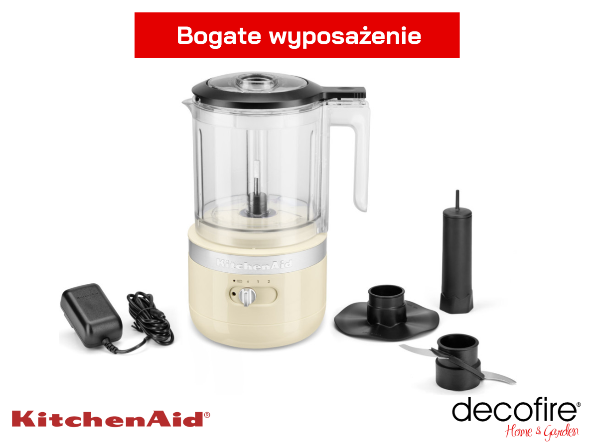 Bogate wyposażenie malaksera bezprzewodowego KitchenAid