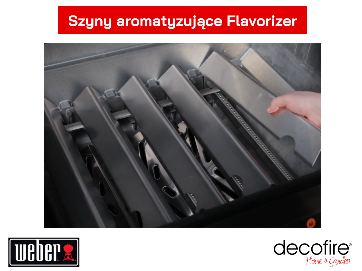 Szyny aromatyzujące Flavorizer Bars w grillu gazowym Weber Genesis