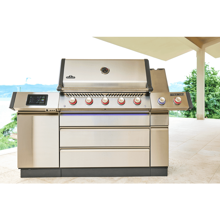 Grill gazowy Napoleon Prestige PRO 665 z palnikiem rożna i palnikiem bocznym Sizzle Zone (PRO665VXRSIBPSS-PL)