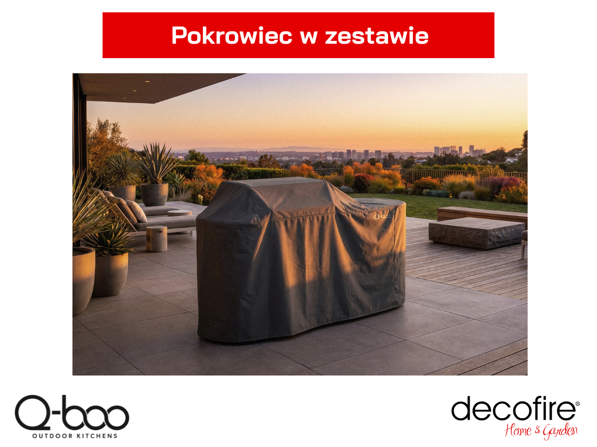 W zestawie wodoodporny pokrowiec