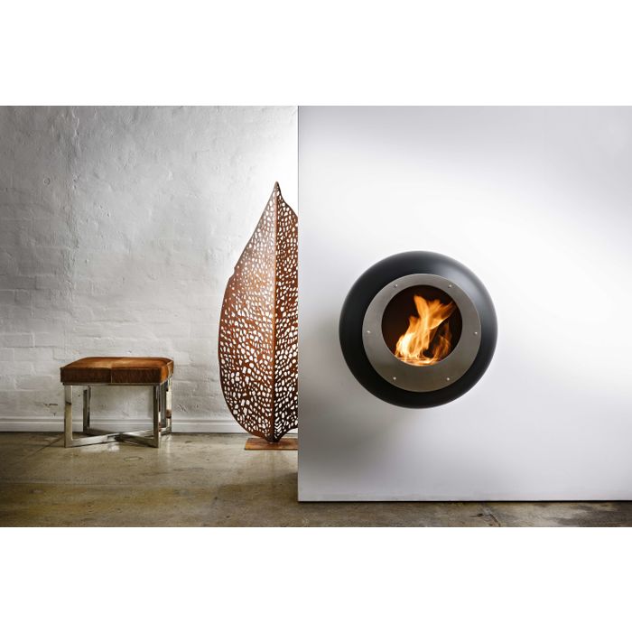 Biokominek Cocoon Vellum Black