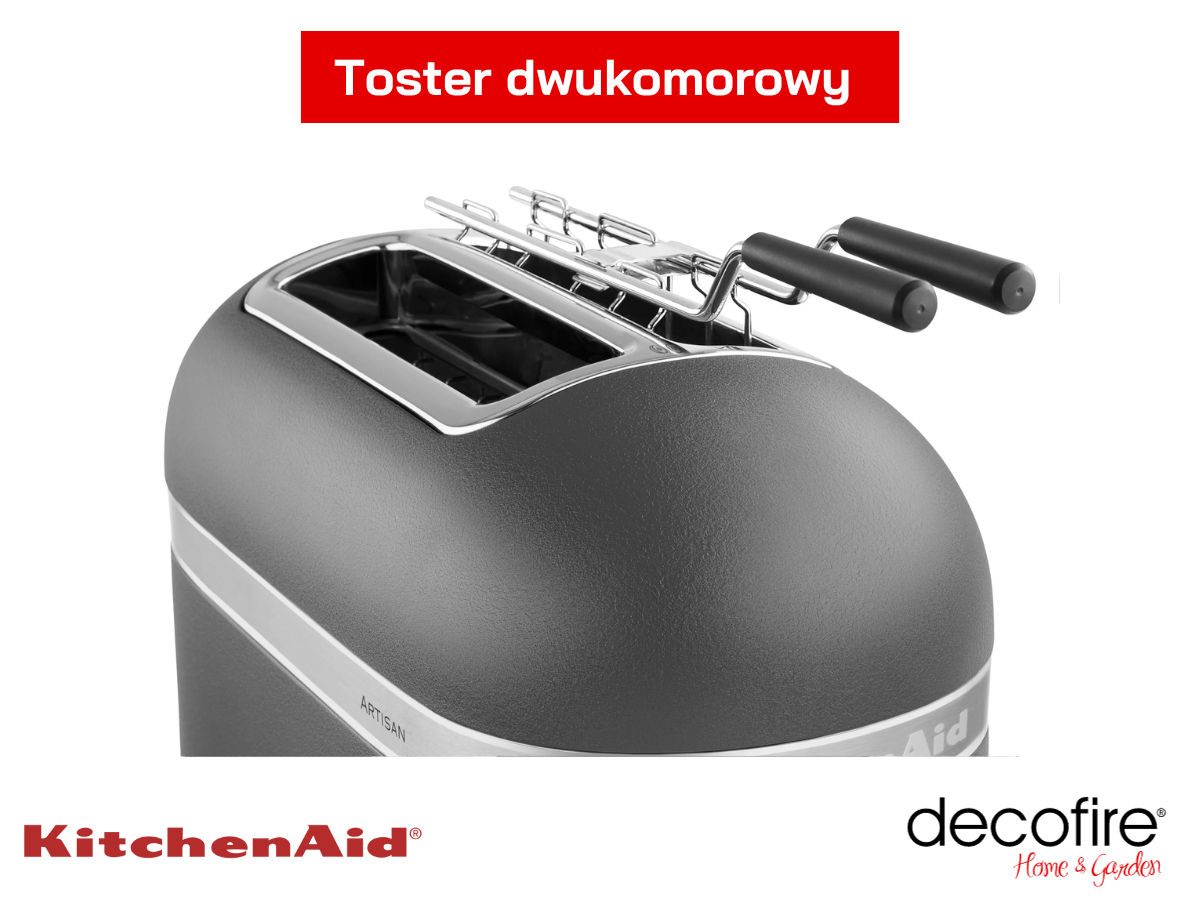 Toster dwukomorowy 2 Artisan Imperial Grey KitchenAid