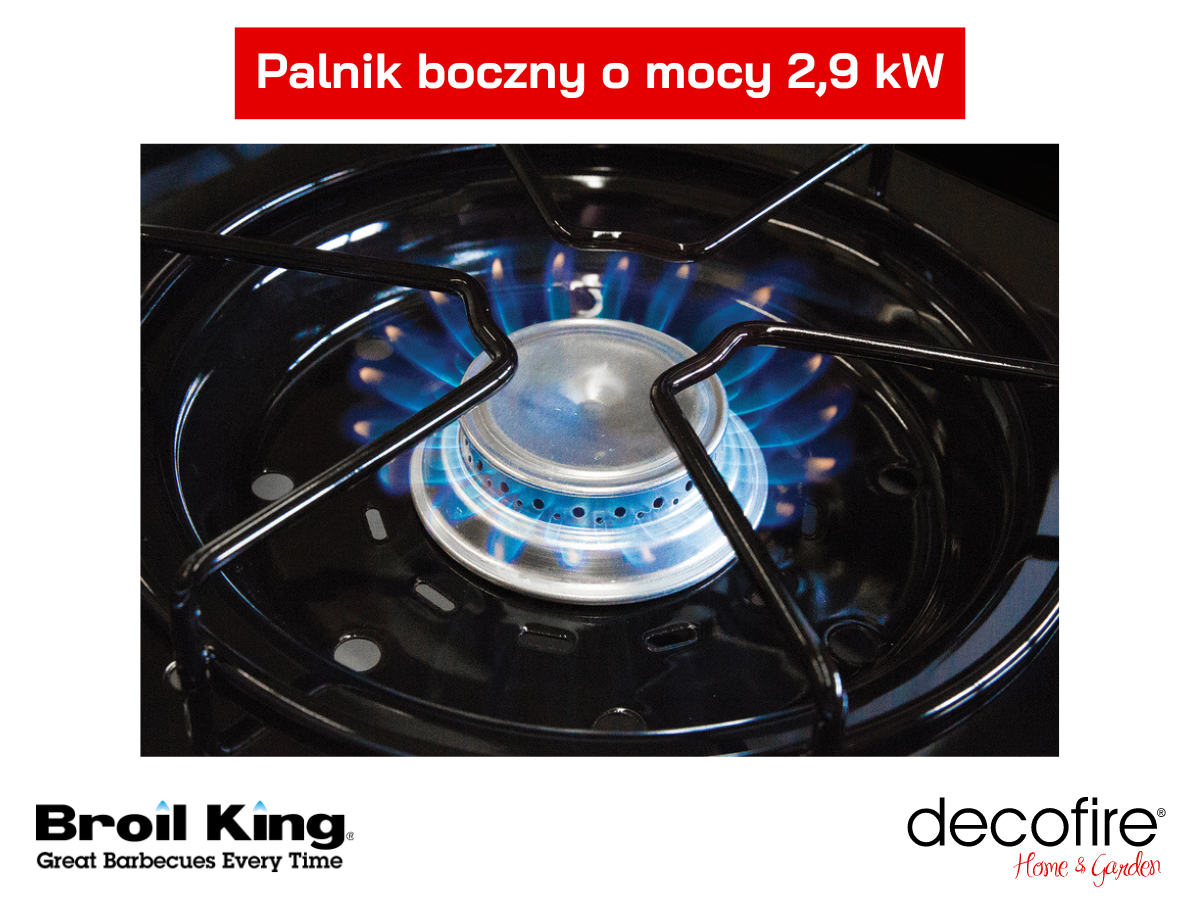 Palnik boczny o mocy 2,9 kW Broil King