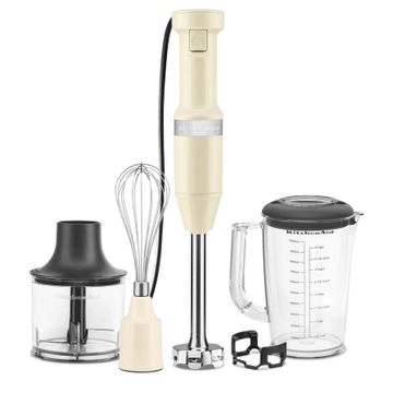 Blender ręczny z akcesoriami Almond Cream KitchenAid (5KHBV83EAC)
