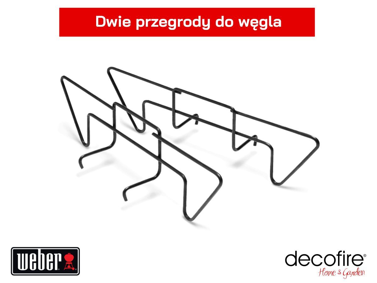 Dwie przegrody do węgla