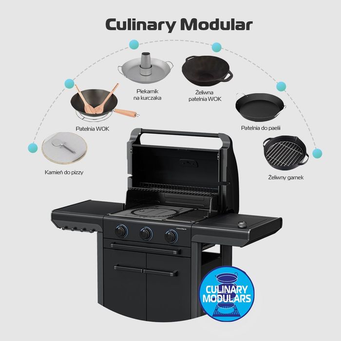 Grill gazowy Campingaz Series Onyx 3 S (2204785)