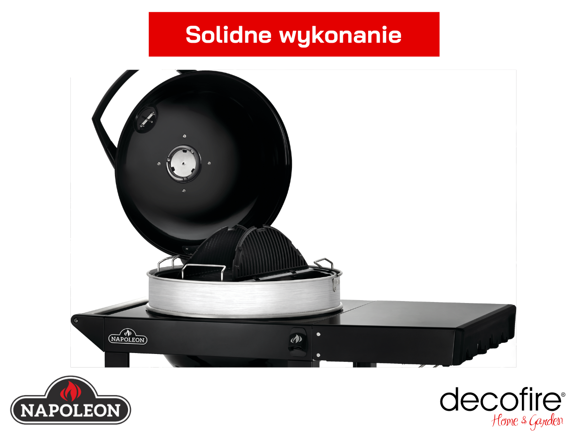 Grill węglowy Napoleon PRO22K-CART-3 solidne wykonanie
