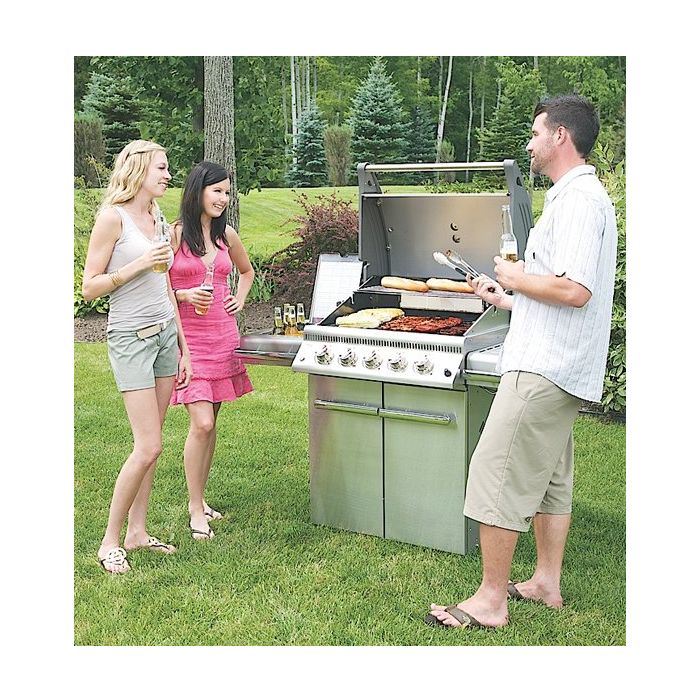 Grill gazowy Napoleon LE3 z tylnym i bocznym palnikiem na podczerwień (LE485RSIBPSS)